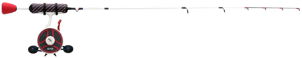 13 Fishing USAFF-LH-27UL FreeFall Ghost Patriot Edition Ice Combo 3 13 Fishing USAFF-LH-27UL FreeFall Ghost Patriot Edition Ice Combo - Image 3