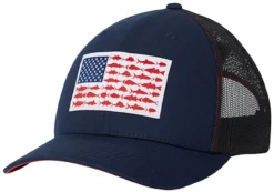 Columbia PFG Mesh Snap Back Fish Flag Ball Cap -Fishing Discount Store columbia 183700 pfg mesh snap back fish flag ball cap 08048.1651234923