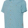 Grundens Platform Short Sleeve Shirt - Surf Anchor Print - 2X-Large