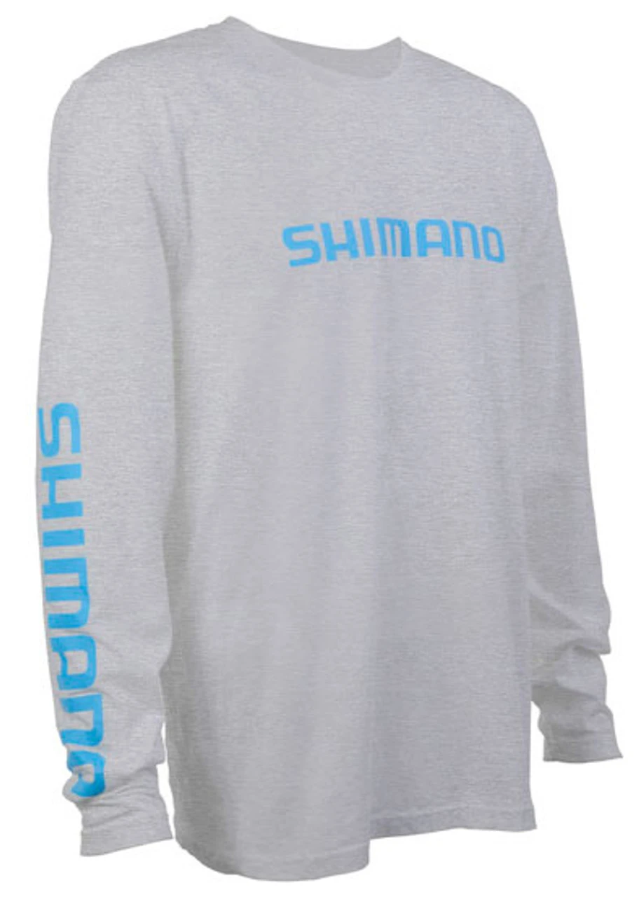 Shimano Logo Cotton Long Sleeve T-Shirts 2 Shimano Logo Cotton Long Sleeve T-Shirts - Image 2