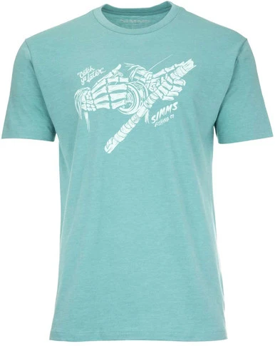 Simms Grim Reeler T-Shirt - Oil Blue Heather - Large 1 Simms Grim Reeler T-Shirt - Oil Blue Heather - Large