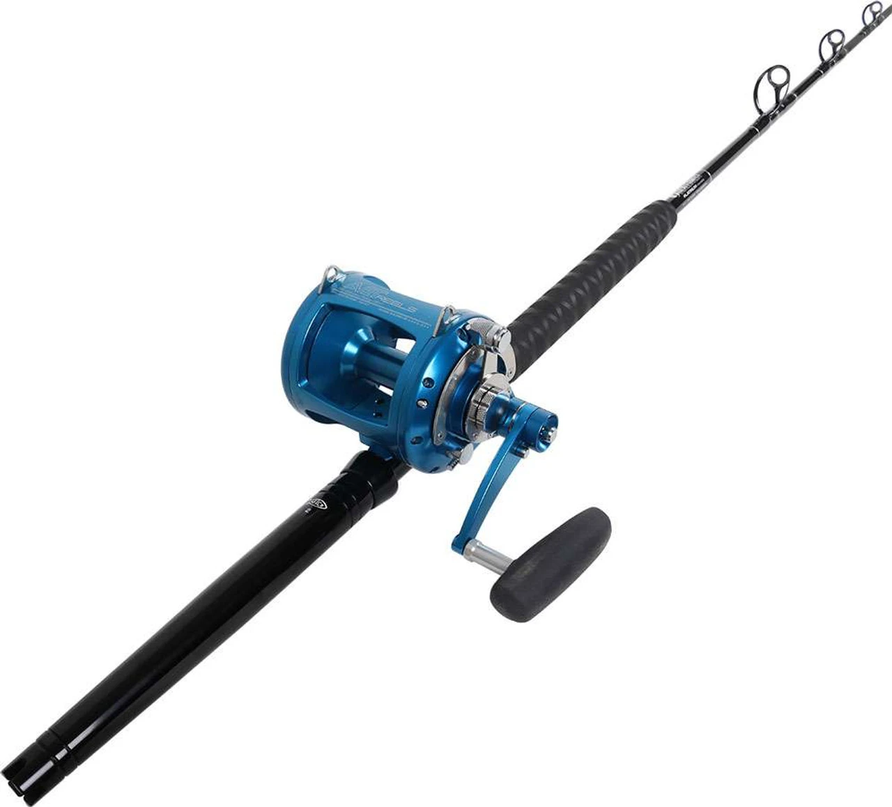 Avet EXW 50/2 Blue / TackleDirect Platinum Hook Standup Combo 1 Avet EXW 50/2 Blue / TackleDirect Platinum Hook Standup Combo